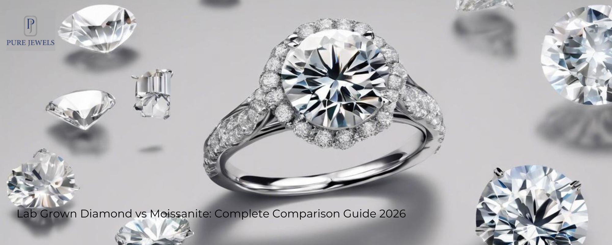 Lab Grown Diamond vs Moissanite Comparison Guide 